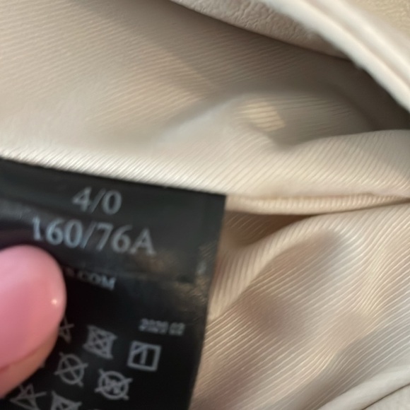 AllSaints Dalby Biker Leather Jacket- 0 - Picture 10 of 13